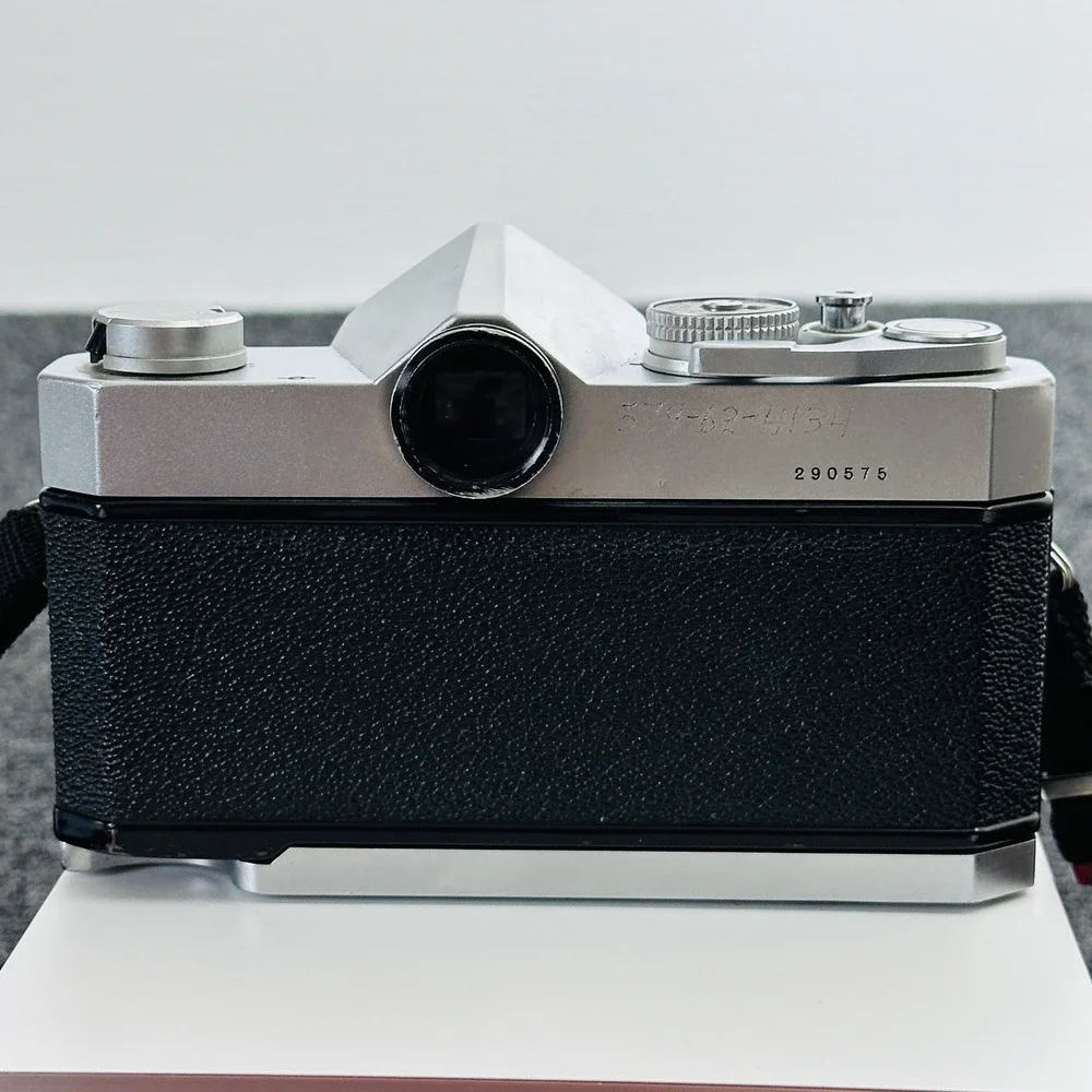 Konica Autoreflex T 35mm SLR Film Camera with Soligor Lens Silver Black UNTESTED